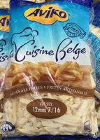 Cuisine Belge Frites Artisanales 12mm 7/16 Report Card