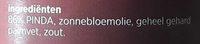 Pindakaas Ingredients