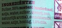 Mosterd Dille Saus Ingredients