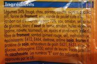 Loempia Poulet & Jambon Ingredients