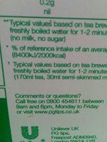 PG Tips Decaf Pyramid Tea Bags X160 Ingredients