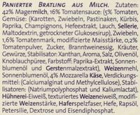 Tomate & Mozzarella Ingredients