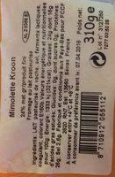 Mimolette Jeune Ingredients