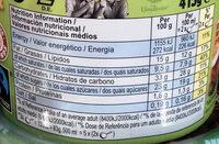 Coconutterly Caramel'd Non-Dairy Ice Cream Nutrition Label