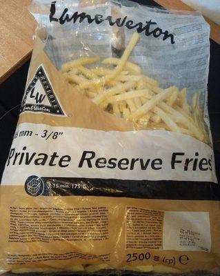 Private Reserve Fries 3/8&quot;