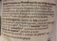 Mueslikoeken Ingredients