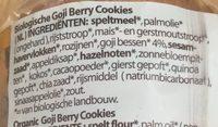 Goji Berry Cookies Ingredients