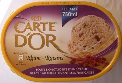 Crme Glace Au Rhum Carte D'Or