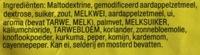 Kerrie Saus Ingredients