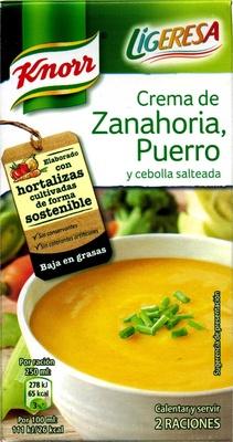 Crema De Zanahoria, Puerro Y Cebolla