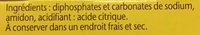 Levure Chimique Sans Gluten Ingredients