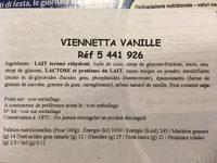 Viennetta Vaniglia GR. Ingredients