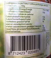 Bionova Baby Worteltjes Ingredients