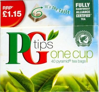 PG Tips One Cup Pryamid Tea Bags