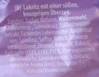 Drop Lakritz Reglisse Ingredients