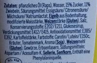 Joppie Saus Ingredients