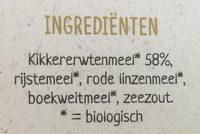 Pannenkoeken - Mix Met Kikkererwten Ingredients