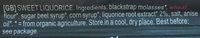 Cordon De Rglisse Sucr Ingredients