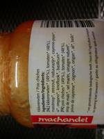 Machandel Bio Kikkererwten In Tomatensaus Ingredients