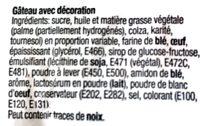 Feestcakejes Gteau Avec Dcoration Ingredients