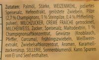 Waldpilzsuppe Ingredients