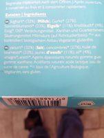 Tzaziki Yaourt Au Concombre Ingredients