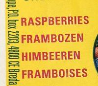 Raspberries Ingredients