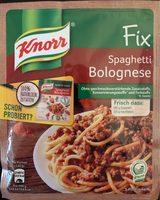 Knorr Fix Spaghetti Bolognese (zubereitet) Report Card