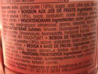 Maaza Guava Ingredients