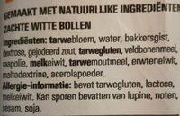 Witte Bollen Ingredients