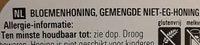 Bloemenhoning Ingredients