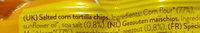 Natural Corn Chips Ingredients