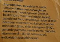 Vezelrijk Lichtbruin Brood Ingredients
