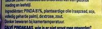 Pindakaas, Stukjes Pinda Ingredients
