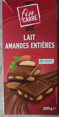 Chocolat Au Lait Aux Amandes Entires