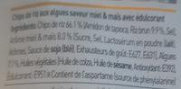 Chips Dalgues Ingredients