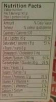 Buldalk Bokkeummyeon Nutrition Label