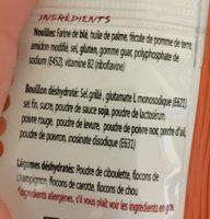 Nouilles Instantanes Got Boeuf Ingredients