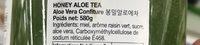 Honey And Aloe 580G For Tea And Jam Ingredients