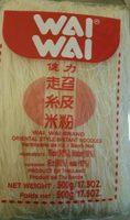 Vermicelle Riz 500G WAI WAI Ingredients