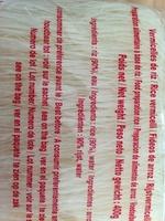 Vermicelle De Riz Sche Ingredients