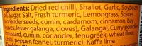 Karee Curry Paste Ingredients