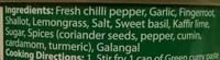 Maesri Green Curry Paste Ingredients