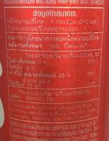 Coca-Cola Nutrition Label