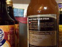 Sauce Thai Pour Steak 250ML Ingredients