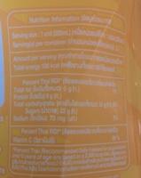 Green Tea With Super Lemon Nutrition Label