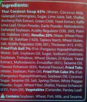 Seafood Tom Kha With Noodles (Thai Coconut Soup) Ingredients