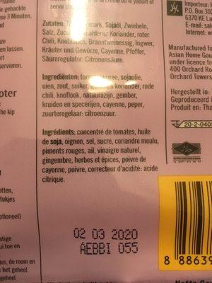 Pollo Con Mantequilla Indio 12x50GR