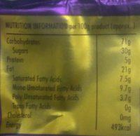 Good Day (chocochip) Nutrition Label