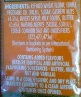 Good Day Cashew Cookies Ingredients